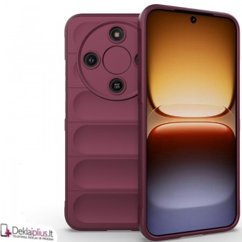 Magic Shield guminis dėklas - bordo spalvos (Huawei Honor Magic 8 Lite) Magic Shield guminis dėklas - bordo spalvos (Huawei Honor Magic 8 Lite)
